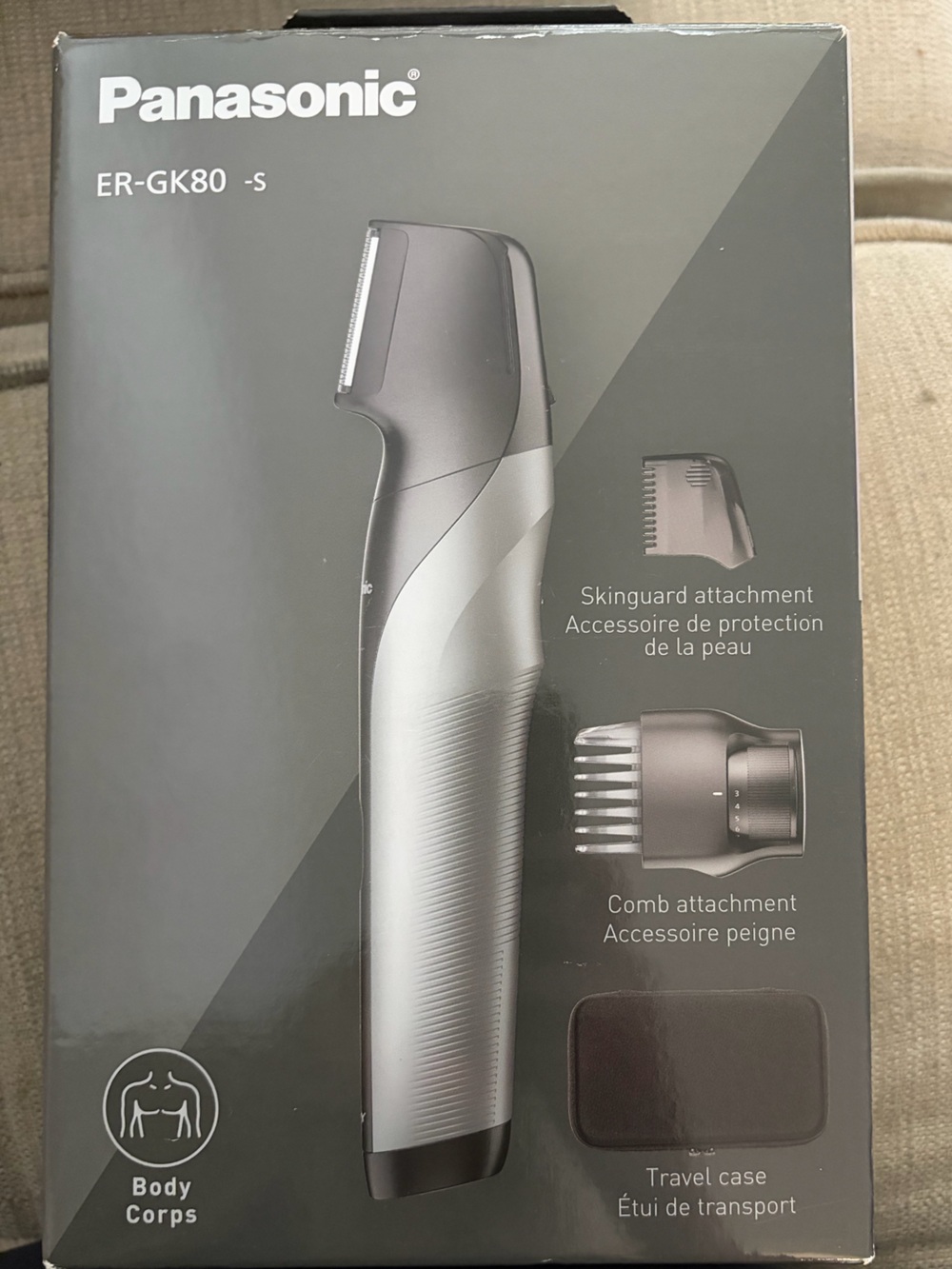 Panasonic body groomer for men and women ER-Gk80s